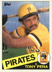 1985 Topps Baseball Cards      358     Tony Pena
